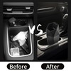 ZUYIST Car Bin Interior, Car Rubbish Bin with Lid, Mini