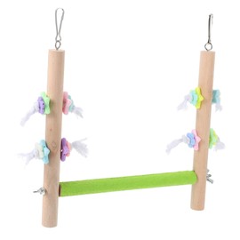 NOLITOY 1pc Lovely Pet Birds Swing Toy Bite Resistance Parrot Play Stand for Bird Cage Easy Installation Hanging Buckle Accessory for Budgies Cockatiels and Lovebirds Promotes Healthy