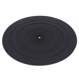 12 Inch Vinyl Record Turntable Pad Anti Static Reduce Vibration Rubber Turntable Mat for All Vinyl Record Players