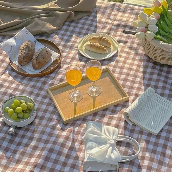 RUIBOLU Extra Large Picnic Blanket Beach Blankets, 80''x60'' Picnic Mat