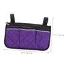 FOMIYES Versatile Wheelchair Side Bag Organize Your Essentials This Armrest