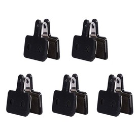 Pastillas de freno de disco, 5 pares de resina con resorte a presión, Repuestos para bicicleta, for ciclistas urbanos, montaña y reparación rápida