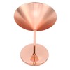 Stainless Steel Martini Glasses Fine Polish Rustproof Elegant Modern Martini