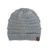 Beanie de punto de punto suave cálido de moda