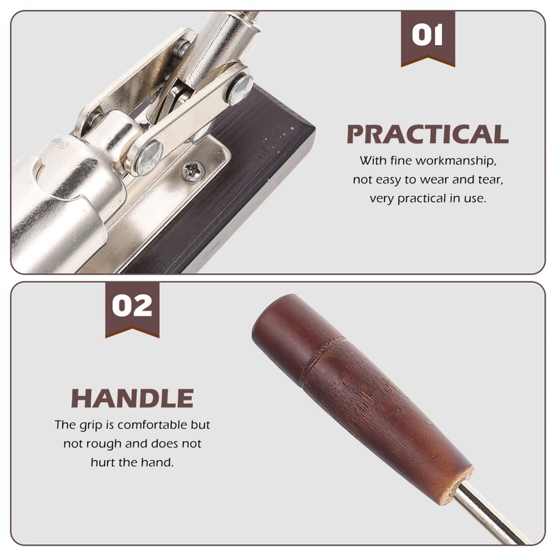 Nutcracker for Nuts Heavy Duty Nut Cracker Tool with Wooden