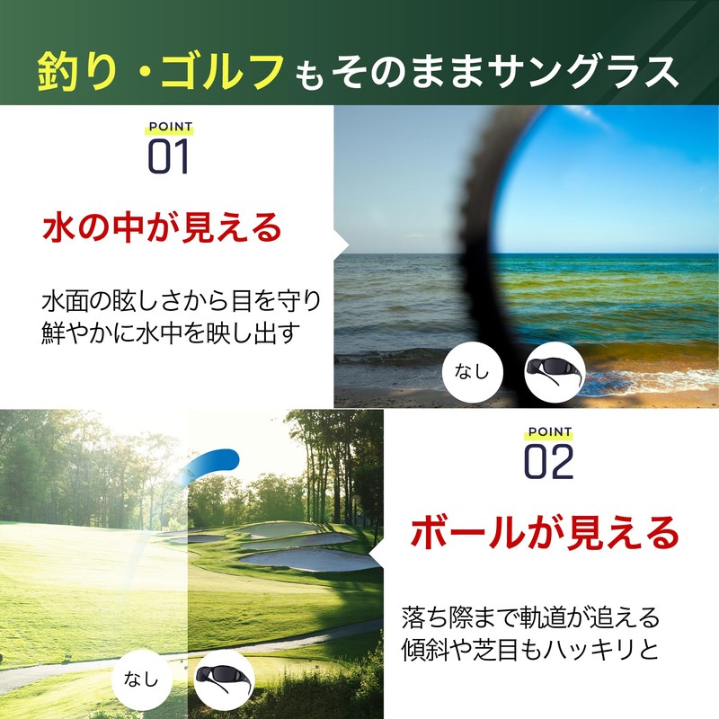 DOYA FACE Over Sunglasses with Case 【Includes Case】 Polarized for