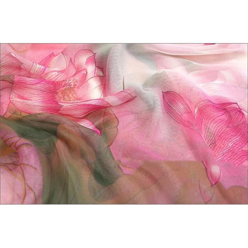 FAIRYGATE Seidenschals Damen 100% Seide Chiffon Leicht Seidentuch Silk Schal
