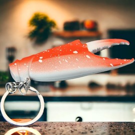 Crab Claw Keychain Lighter, Butane Soft Flame, Refillable Butane Torch, Lighter (No Gas)