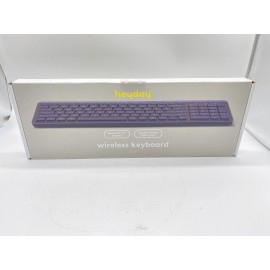 Heyday Bluetooth Keyboard with Wireless Receiver & Bluetooth 5.1 - NEW
