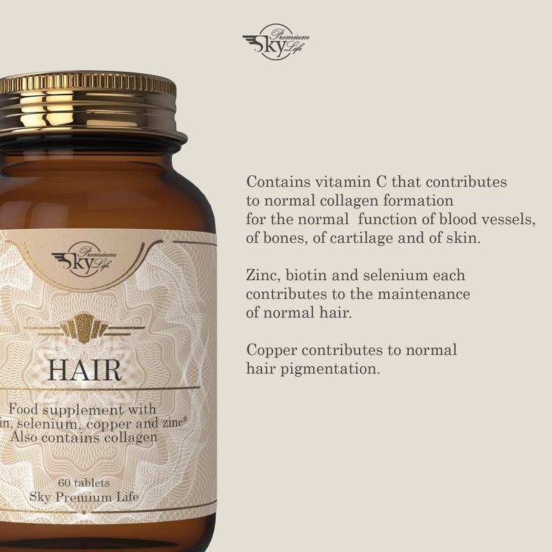 Sky Premium Life Hair Food Supplement – 120 Tablets with
