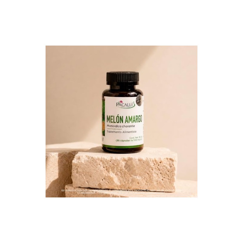 PACALLI Melón Amargo 30 Cápsulas de 550mg - Momordica charantia