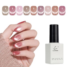 【La Baume Japan-supervised・Currently trending on social media!】Magnetic Nail Ultra Fine Particles Gel Nail【For sophisticated adult nails・Home nail for beginners】Cat's Eye Gel Glass Ball 0.2 fl oz (7