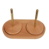 Double Yarn Holder Detachable Rotatable Large Capacity Yarn Ball Stand