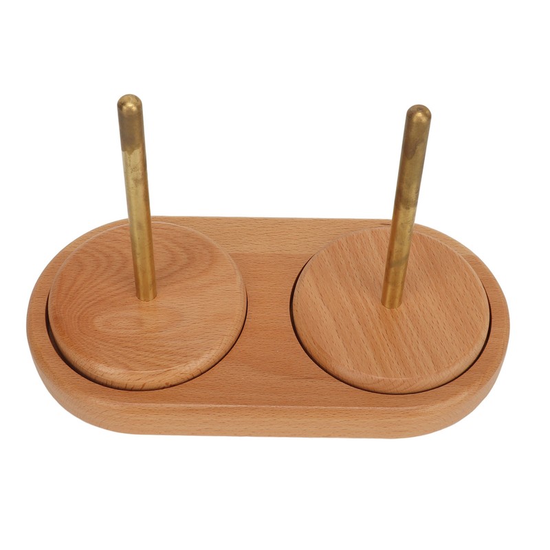 Double Yarn Holder Detachable Rotatable Large Capacity Yarn Ball Stand