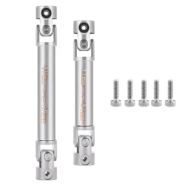 Que-T 2pcs/Set RC Driveshafts Stainless Steel Drive Shafts for RedCat 1/18 Ascent Rock Crawler