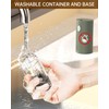 CIRCLE JOY Electric Salt and Pepper Grinder Set Rechargeable Salt