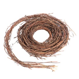 VOSAREA Grapevine Wreaths Vine Garland Branch Christmas Rattan Branch Wreath Decoration for Christmas Holidays DIY Craft Wedding Door Wall (4. 6 m)