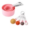 Measuring Cup and Spoons Set,8 PCS Stackable Cups and Spoons,