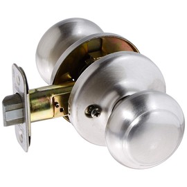 KWIKSET 92001-509 LOCKSET Security Passage/Hall/Closet Knob, Satin Nickel