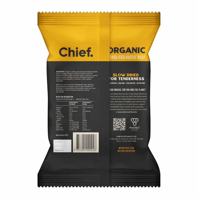 Chief Biltong - Smokey BBQ, 30g