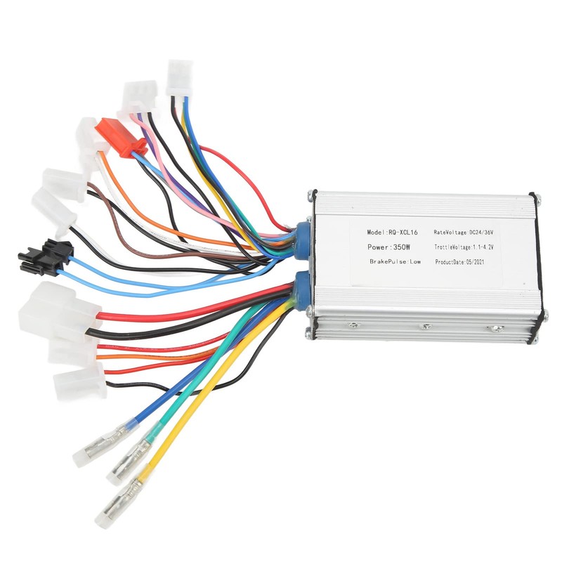 SPYMINNPOO Electric Bicycle Brushed Speed Controller Kit, 350W 24V/36V Controller