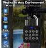 Fingerprint Gym Locker Lock with Code Keypad, Anweller Waterproof Keyless