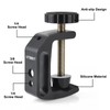 UTEBIT Universal C-Clamp for Desktop Mount Holder, 3.7"-5.7" C-Clamp Aluminum