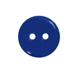 Seeking ROAM Buttons 2 Hole, 1/2 Inch, Resin, 10 Pieces (Blue)