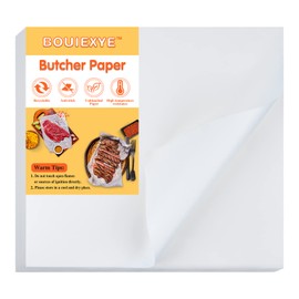 BOUIEXYE 50 Pieces White Butcher Paper Precut Butcher Paper 12 x 11 inch Square Meat Sheet Thicken Disposable Butcher Paper Sheets No Wax Butcher Paper for Wrapping Meat Sublimation Heat Press