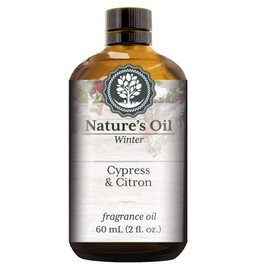 Cypress & Citron Fragrance Oil (60ml) For Diffusers, Soap Making, Candles, Lotion, Home Scents, Linen Spray, Bath Bombs, Slime