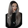 CiCiCa Lace Front Wigs,26 Inches Long Wig,Straight Wig,Ombre Black Roots