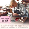 Minus & MUKIS Leather Working Tool Kit - 46-Pc Set