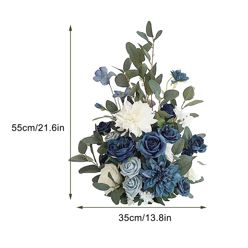 1 Pair Artificial Wedding Arch Flowers Simulation Background Decoration Flowers
