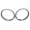 KIMISS Headlight Trim, Headlight Retainer Ring, Pair of Headlight Trim
