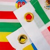 PinkDisplay Africa flag (Gypsy)3x5ft(90x150cm) eyelets and double stitches