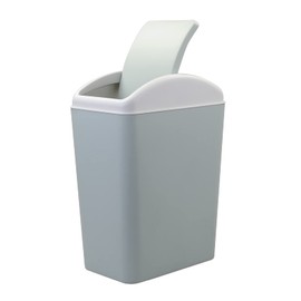 Parlynies Cubo de basura, cubo de basura con tapa, cubo de basura, 1 paquete (azul)