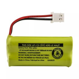 JustGreatDealz KastarNew Ni-MH Battery BT183342 / BT283342 for Vtech AT&T Cordless Telephones