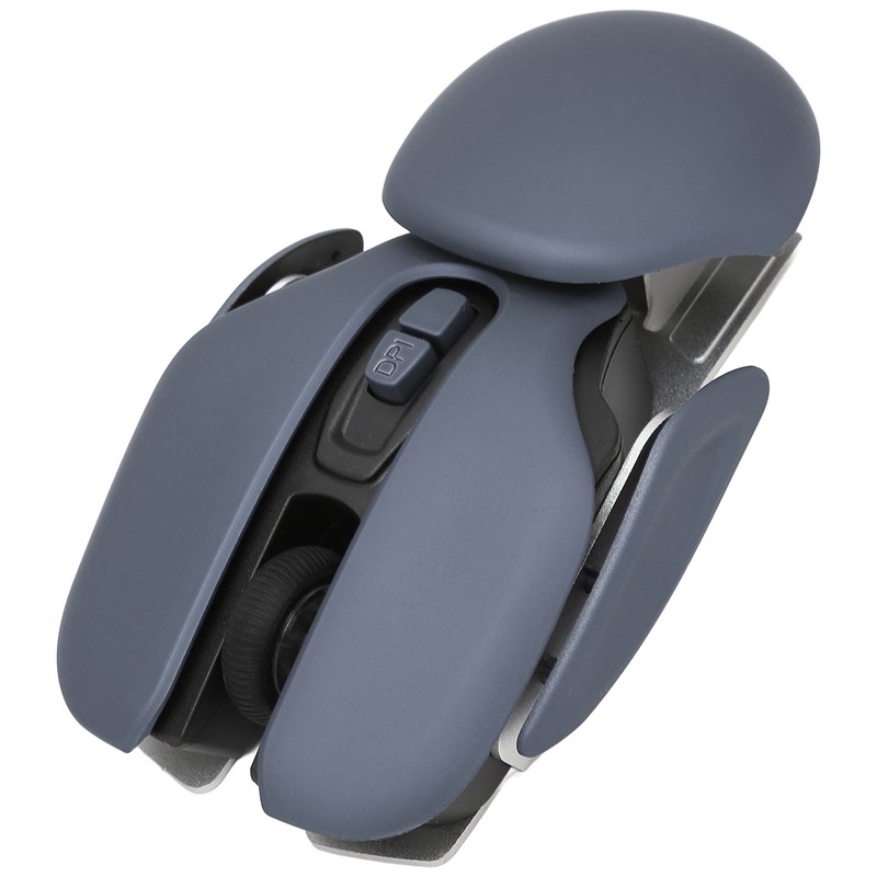 Ergonomic Wireless Mouse Inbuilt Battery Adjustable DPI Electroplating Process Integrated