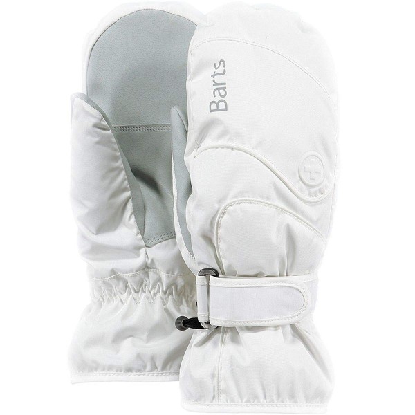 Barts Basic Ski Mitt Gloves, White (Bianco 10), Medium (Size: