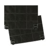 2 x Activated Carbon Filters for Bauknecht, Zanker, Zanussi, Beko