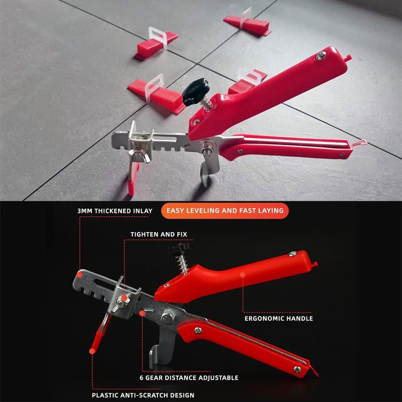 Tile Levelling System, Pliers for Tile Laying Aid, Levelling System,