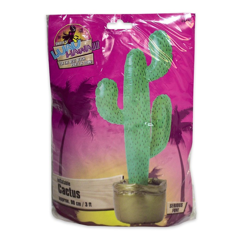 Inflatable Cactus, Green, 90 cm Approx