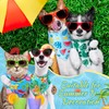 Chunful 100 Pieces Dog Bandanas Bulk Summer Pet Bandanas Pack