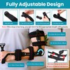 JorWystia Hinged ROM Elbow Brace, Adjustable Post Op Stabilizer Splint