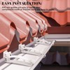 Geelin 10 Pack 5" Gutter Hangers K-Style Hidden Roof Gutter