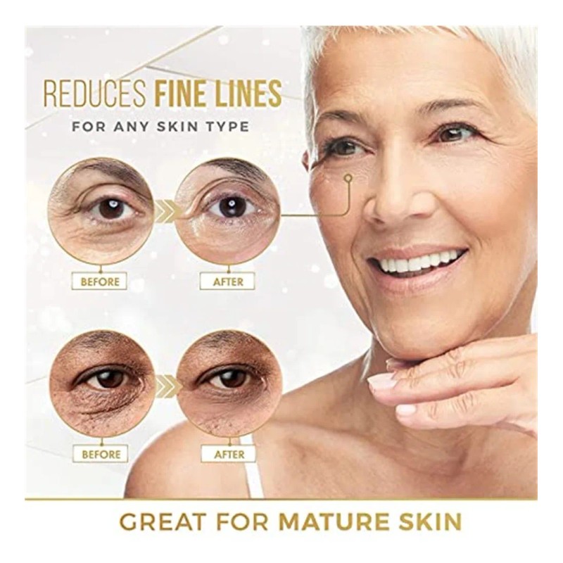 Mascarilla De Oro De 24 Quilates Para Contorno De Ojos,