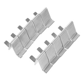 TEHAUX 10pcs Shelf Supports Heavy Duty Cabinet Shelf Clips for Long Term Use for Office and Display Cabinets Sturdy Structure Lightweight and Easy to Store