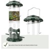 wildtier liebe Körner Feeding Column, Bird Feeder 23.5 cm, Green