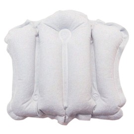 Aidapt Deluxe Comfortable Inflatable Quick Drying Bath Cushion Pillow with Terry Outer for Added Support and Comfort for Neck and Shoulders Aid