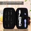 9 In 1 LED Crochet Hook Set, 9 Interchangeable Heads